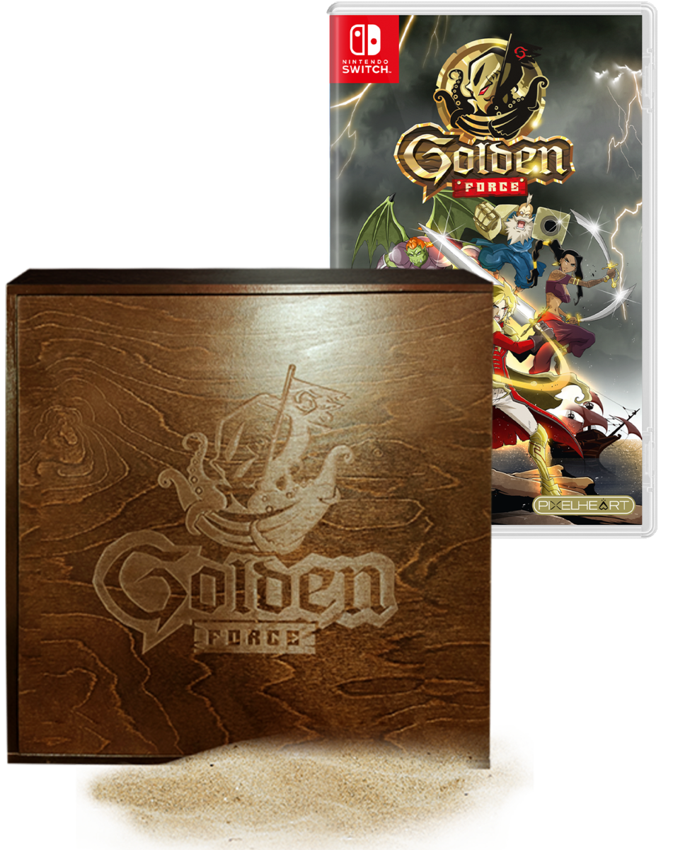 Golden Force Mercenary Edizione Collezionista Interruttore Nuovo