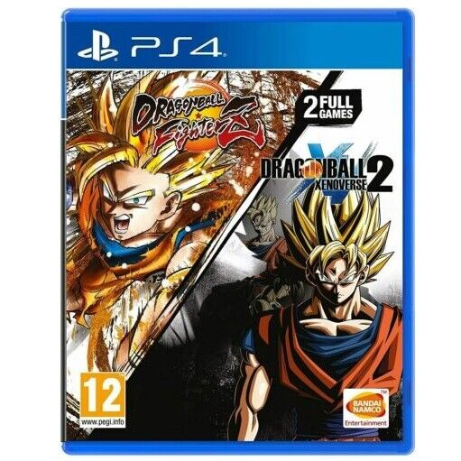DRAGON BALL FIGHTERZ + DRAGON BALL XENOVERSE 2 PS4 EU ITALIANO UK PLAYSTATION 4
