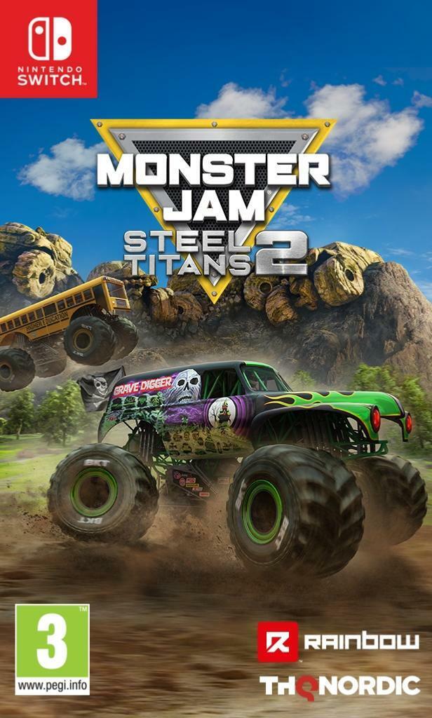 Monster Jam Acciaio Titans 2 Interruttore Nuova