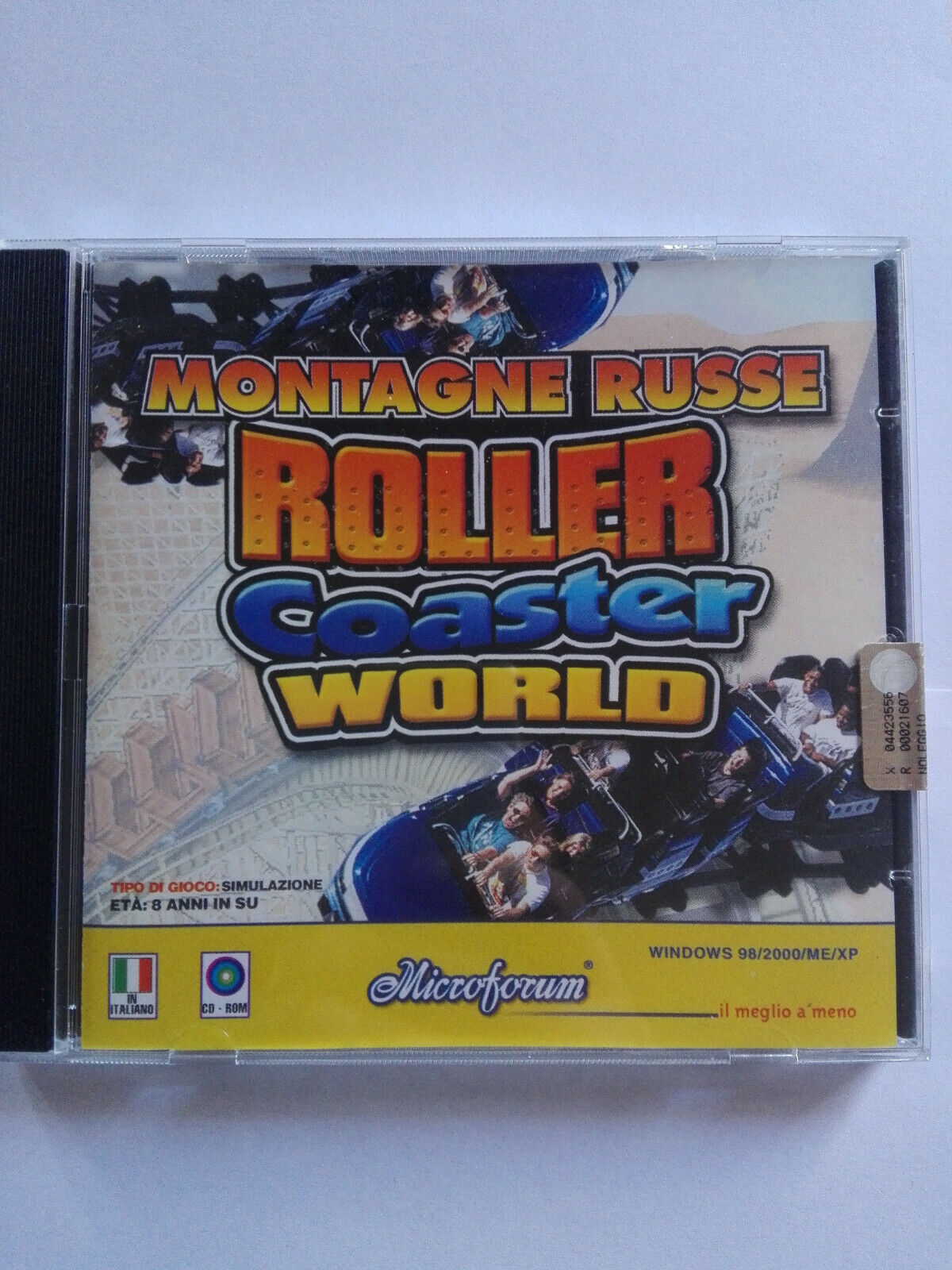 MONTAGNE RUSSE ROLLER COASTER WORLD GIOCO PC NUOVO RETRO GAME MICROFORUM