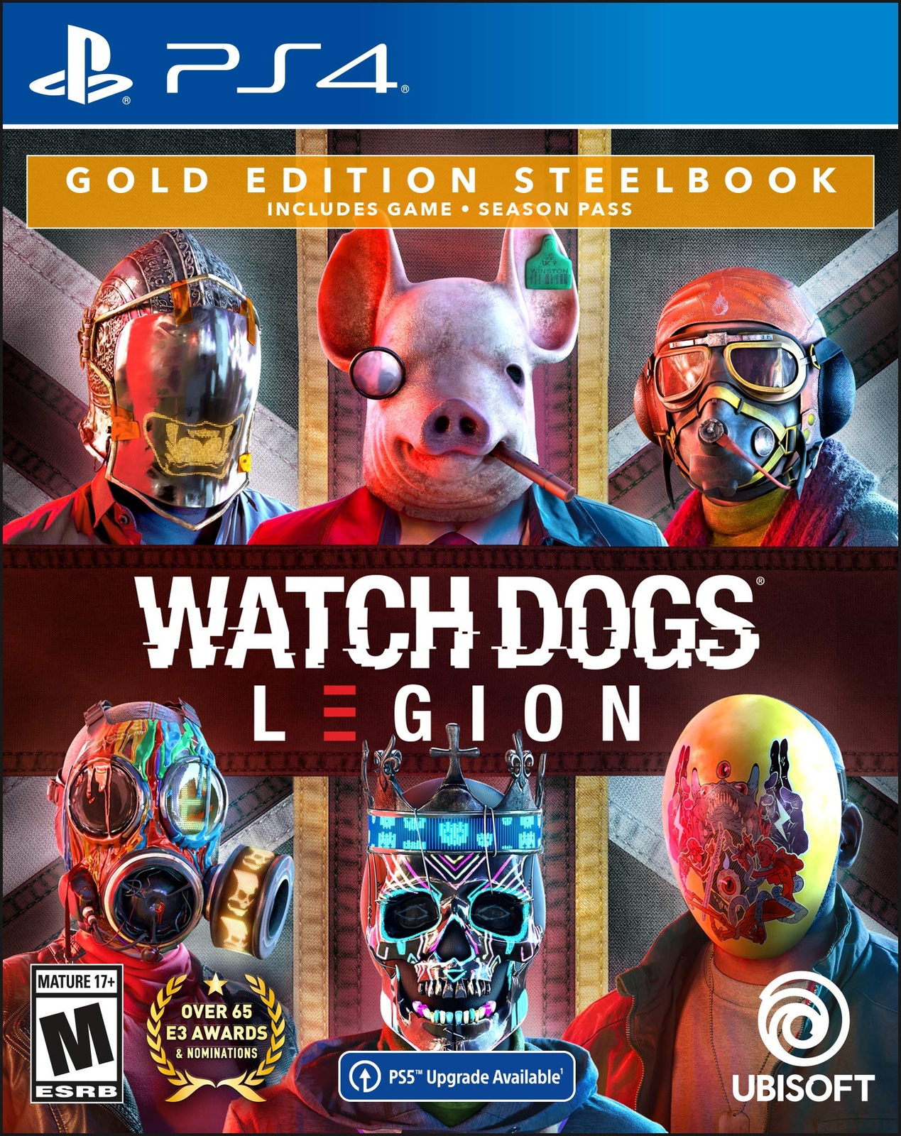 Watch Dogs: Legion PlayStation 4 Gold Steelbook Edition wit (Sony Playstation 4)