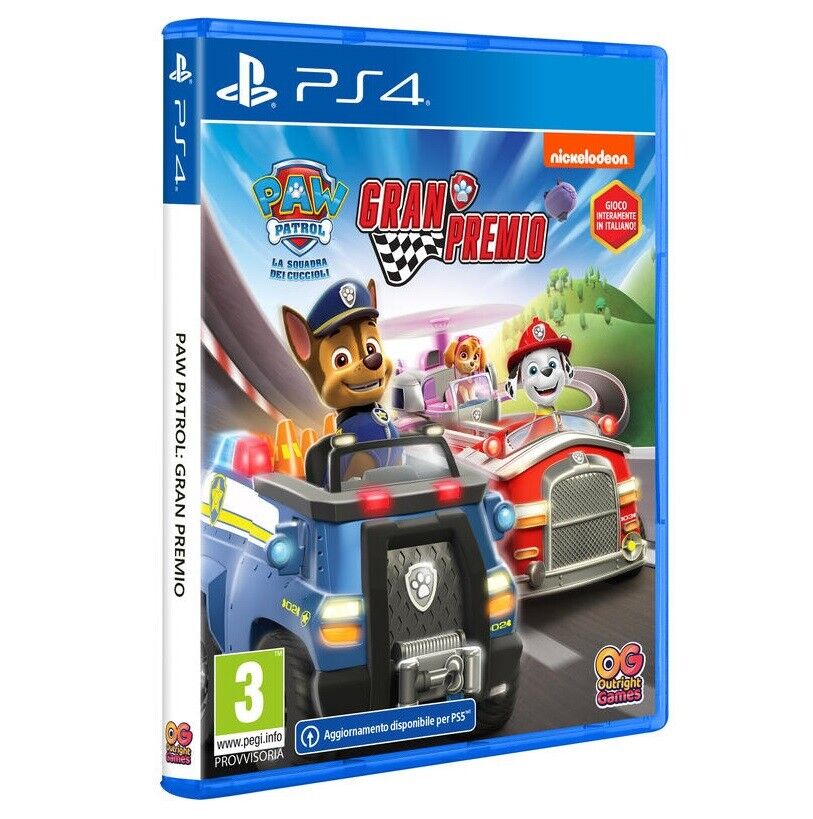 PAW PATROL GRAND PRIX: GRAN PREMIO KART PS4 GIOCO ITALIANO EU PLAYSTATION 4