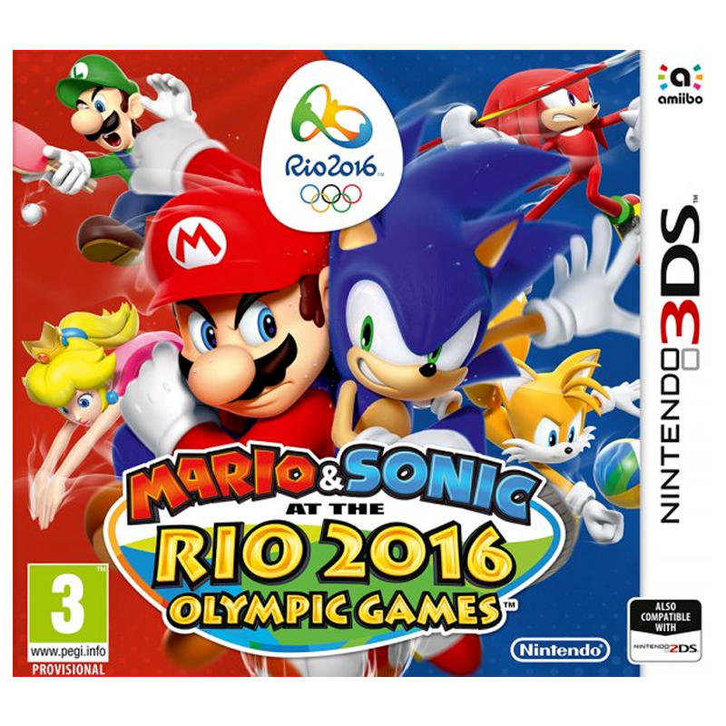 Mario & Sonic ai Giochi Olimpici di Rio 2016 ITA Nintendo 3Ds Italiano Nuovo