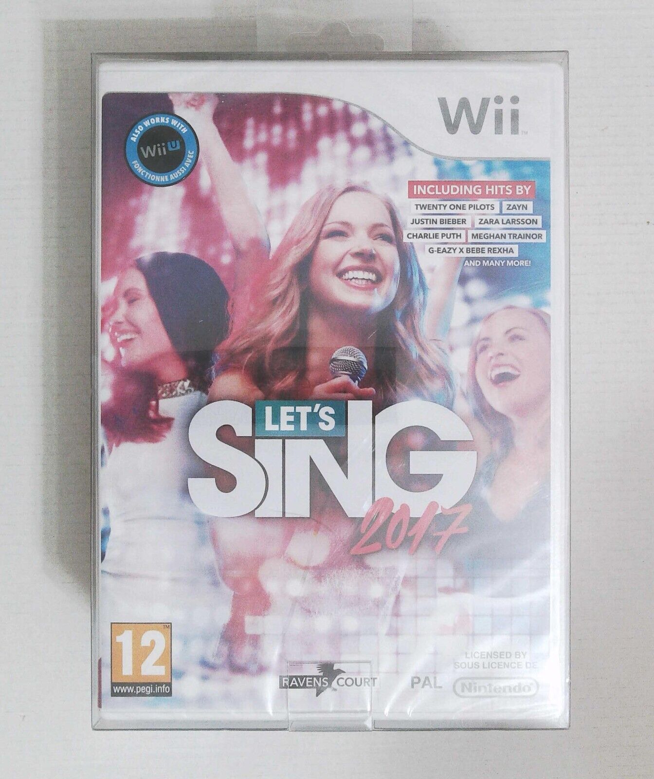 NINTENDO WII : LET'S SING 2017 + MICROFONO - Nuovo, ITALIANO ! Comp. Wii U !