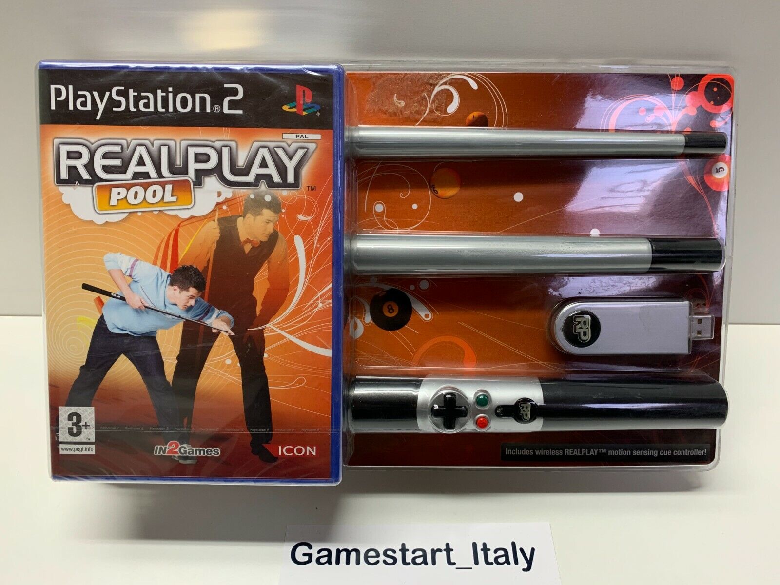 REALPLAY POOL BILIARDO - SONY PS2 - GIOCO NUOVO SIGILLATO PAL - NEW SEALED