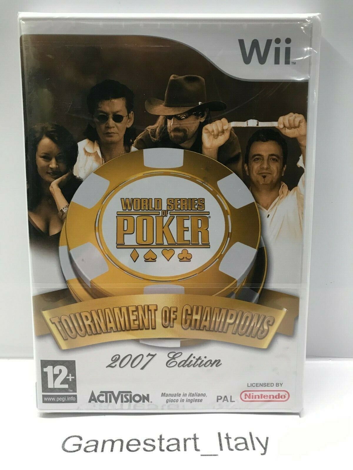 WORLD SERIES OF POKER 2007 EDITION - NINTENDO WII - GIOCO NUOVO SIGILLATO PAL
