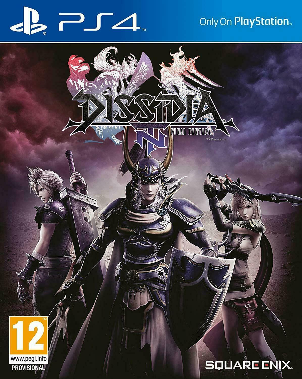PS4 VIDEOGIOCO CD DISSIDIA FINAL FANTASY NT PALYSTATION 4 NUOVO SIGILLATO