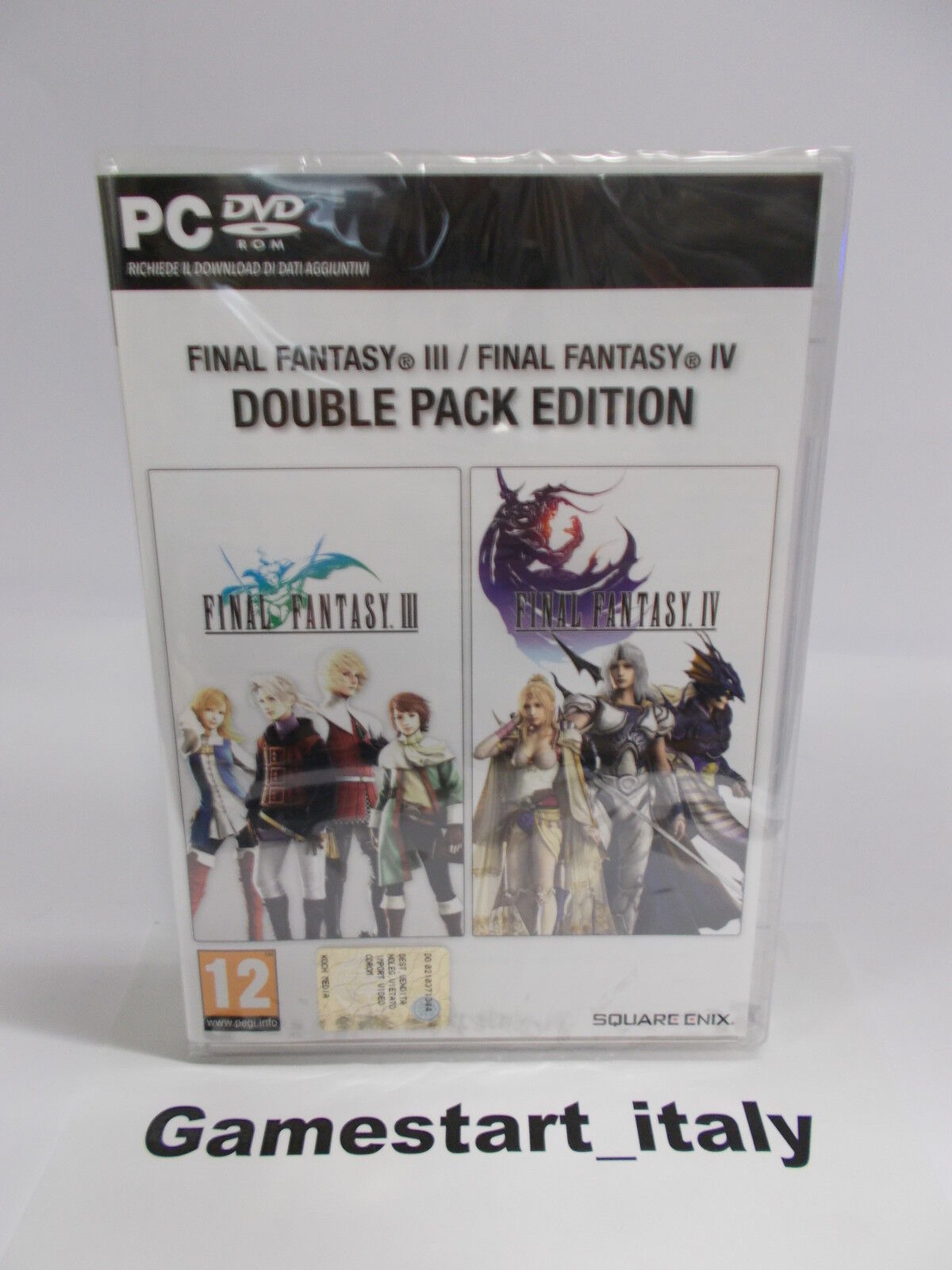 FINAL FANTASY III & IV 3 4 DOUBLE PACK - PC - NUOVO NEW
