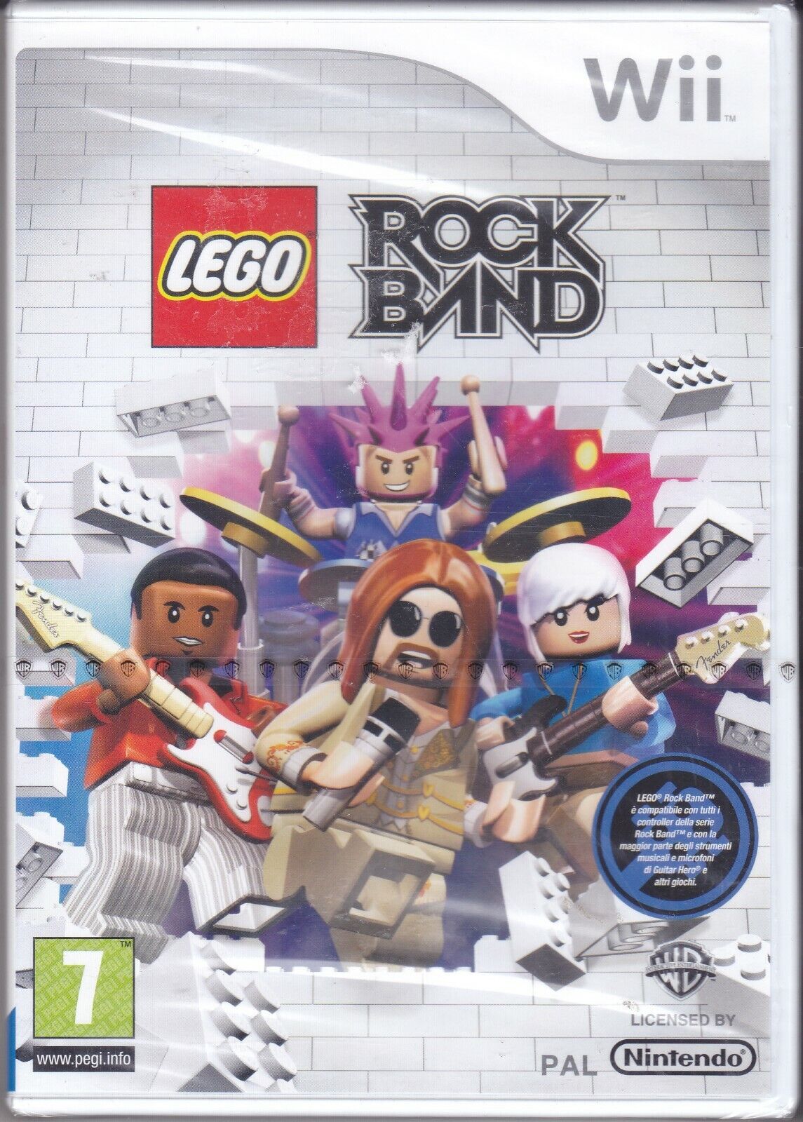 Nintendo Wii  LEGO ROCK BAND nuovo sigillato italiano pal