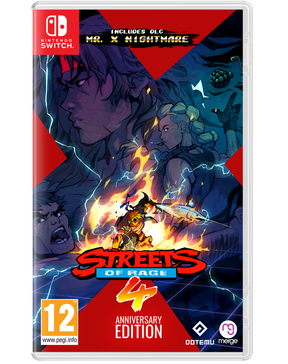 Streets Of Rage 4 Anniversario Edizione Nintendo Switch Nuovo