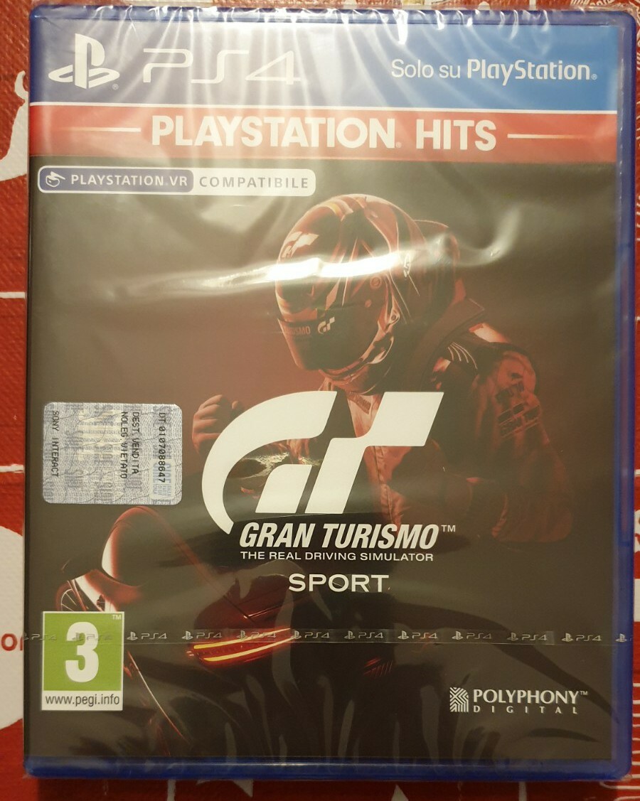 Gran Turismo Sport PlayStation Hits (Sony PlayStation 4, 2017)