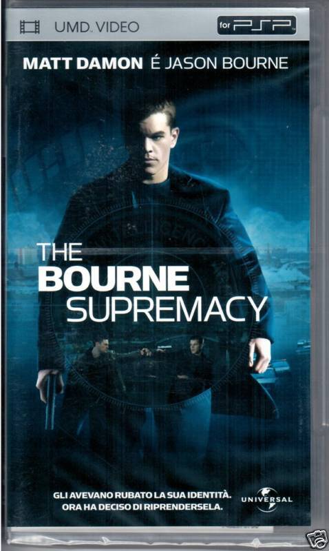 THE BOURNE SUPREMACY Matt Damon UMD VIDEO PER PSP Nuovo Sigillato