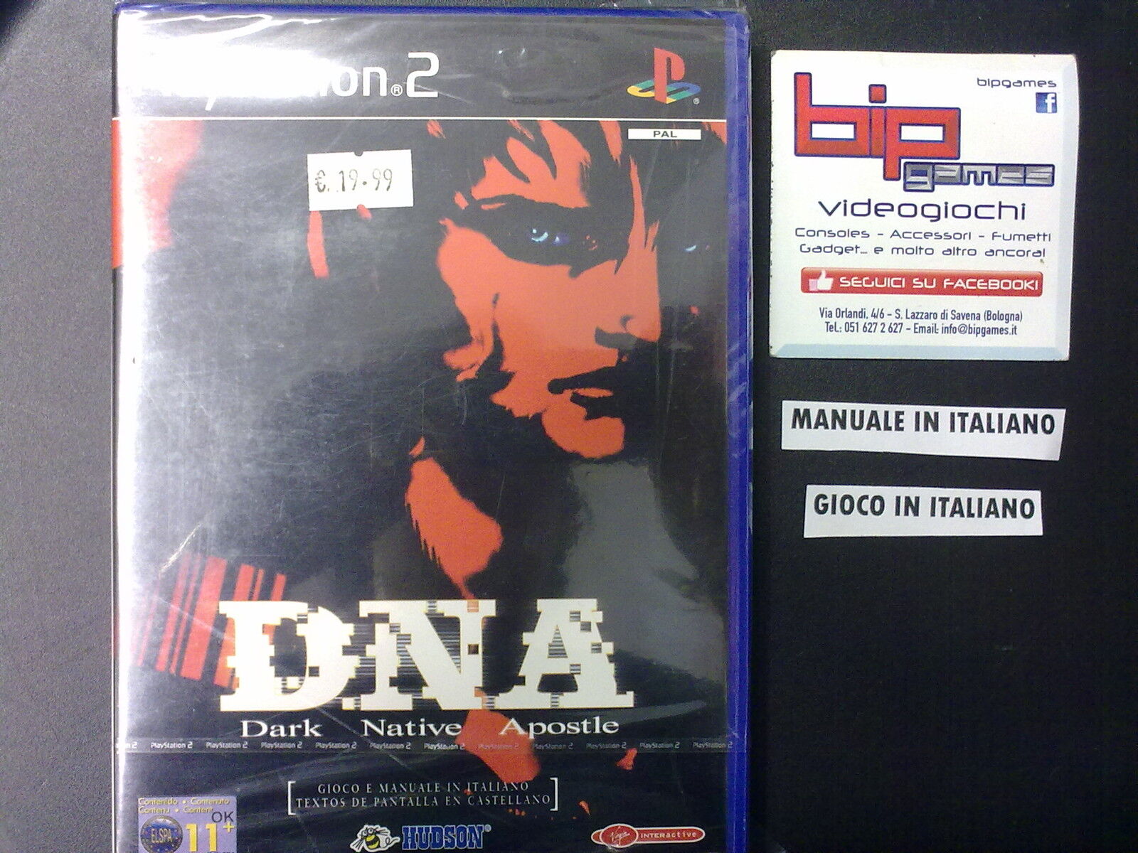 DNA DARK NATIVE APOSTLE PS2 PLAYSTATION 2 PAL NUOVO SIGILLATO