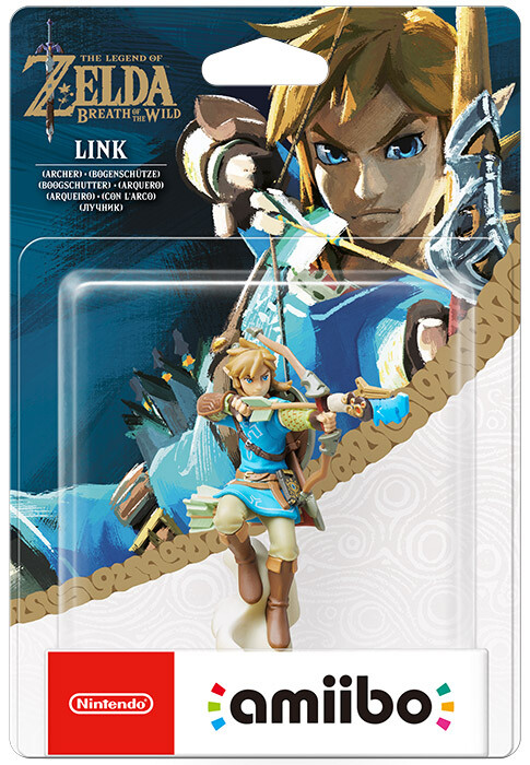 Amiibo The Legend Of Zelda Breath Of The Wild Archer Link Personaggio NINTENDO