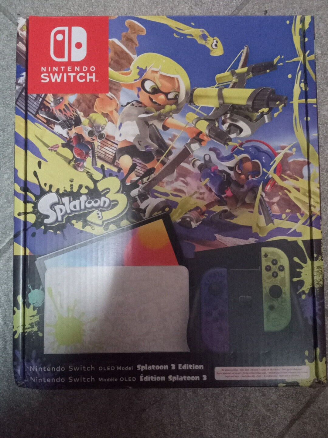 CONSOLE NINTENDO SWITCH OLED SPLATOON 3 NUOVA SIGILLATA