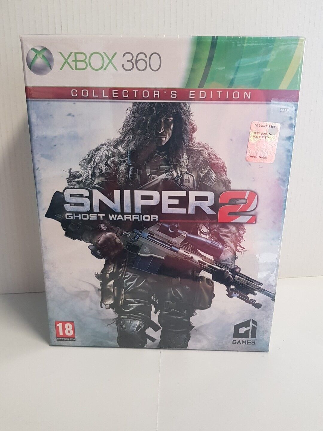 SNIPER GHOST WARRIOR 2 COLLECTOR'S EDITION XBOX 360 PAL ITALIANO NUOVO SIGILLATO