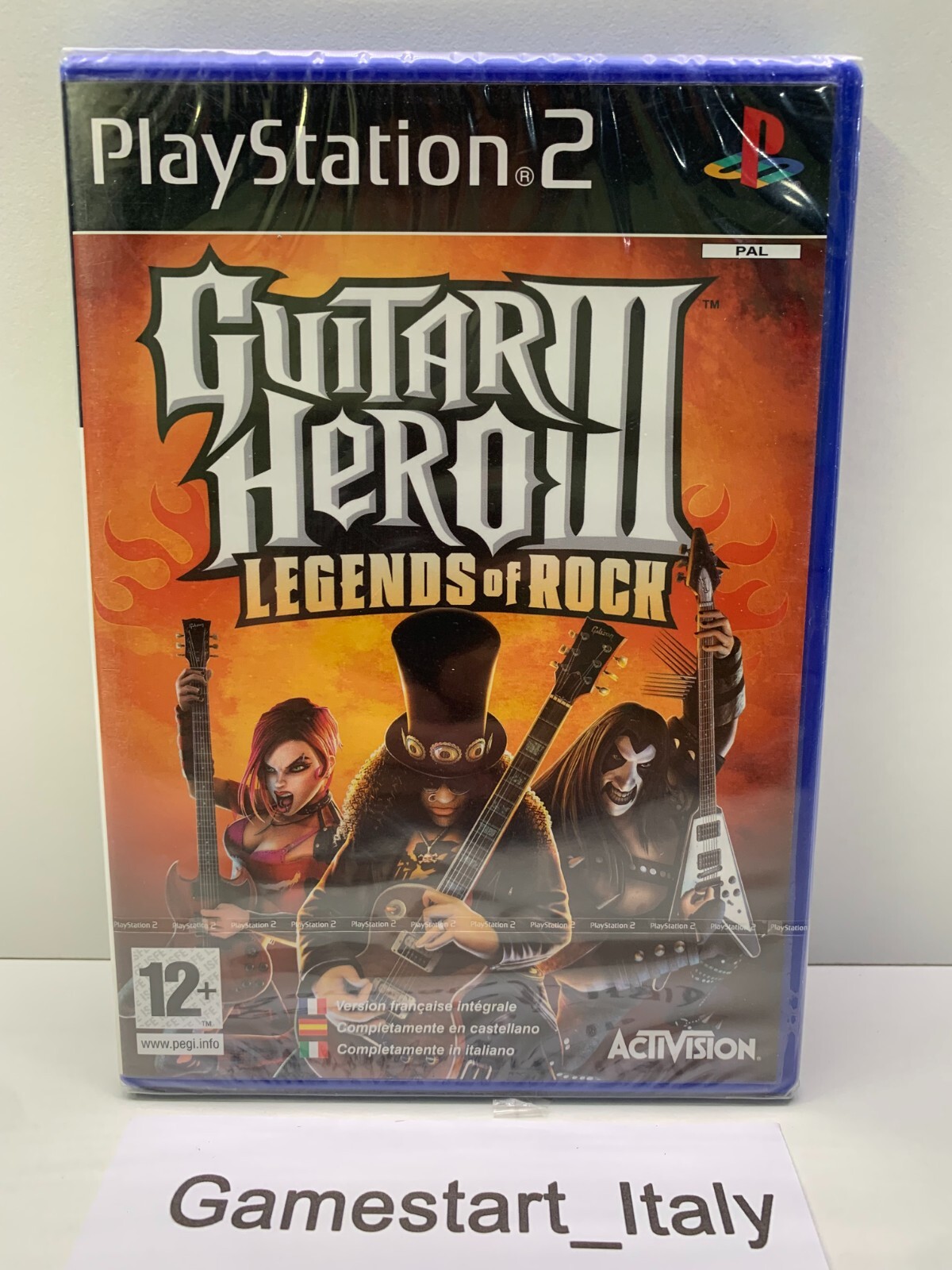 GUITAR HERO 3 III LEGENDS OF ROCK - SONY PS2 - GIOCO NUOVO SIGILLATO - NEW PAL