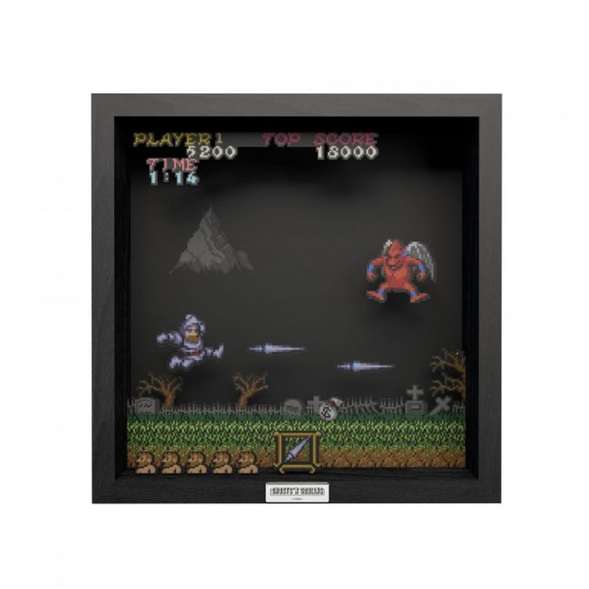 Pixel Frames - Ghost N Goblin Rosso Arremer - 23x23 CM Nuovo