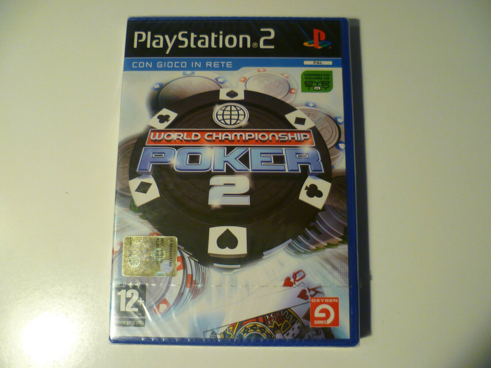 WORLD CHAMPIONSHIP POKER 2 - SONY PS2 - VIDEOGIOCO NUOVO SIGILLATO PAL ITALIANO