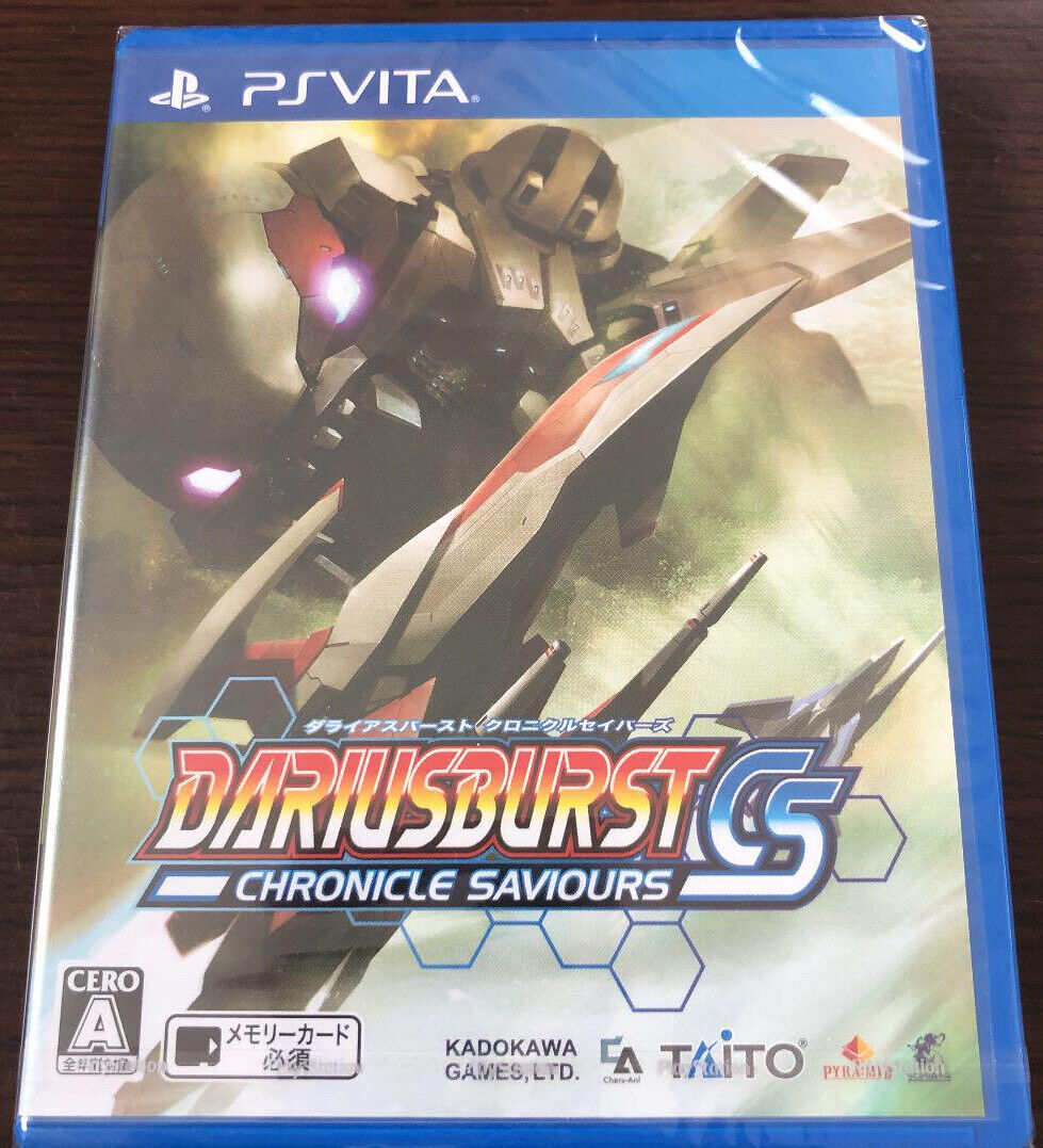 Dariusburst Chronicle Saviours Ps Vita Psv Giapponese Ver Nuovissimo e Sigillato