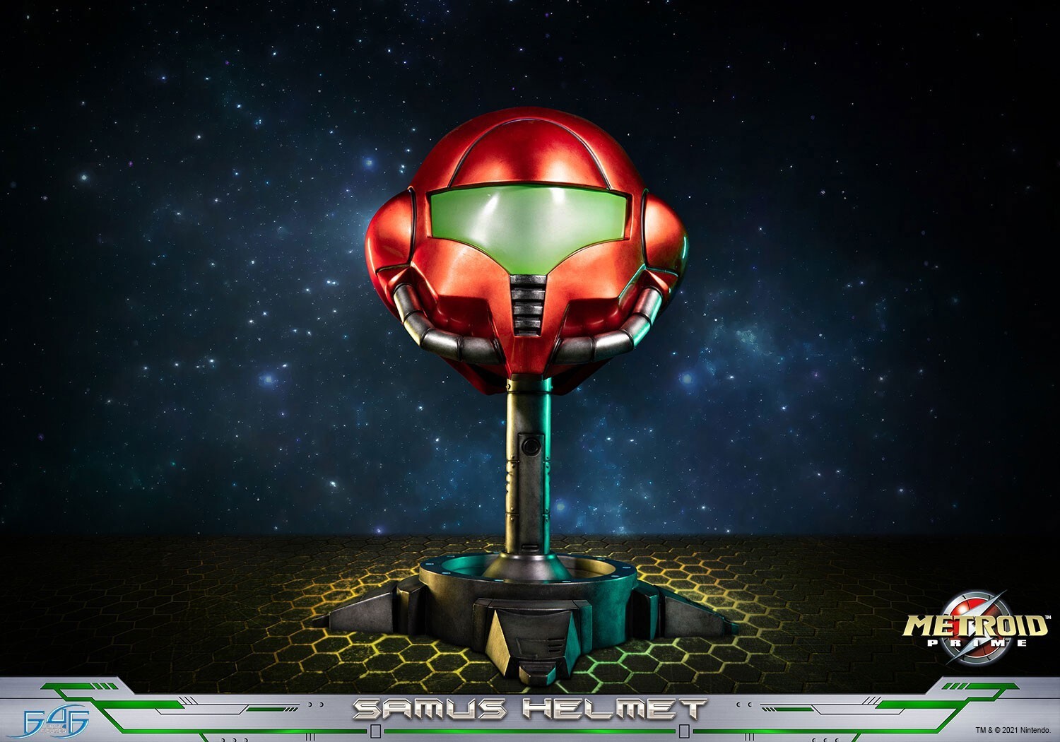 First4Figures Metroid Primo: Samus Casco Standard - Sigillato MIB