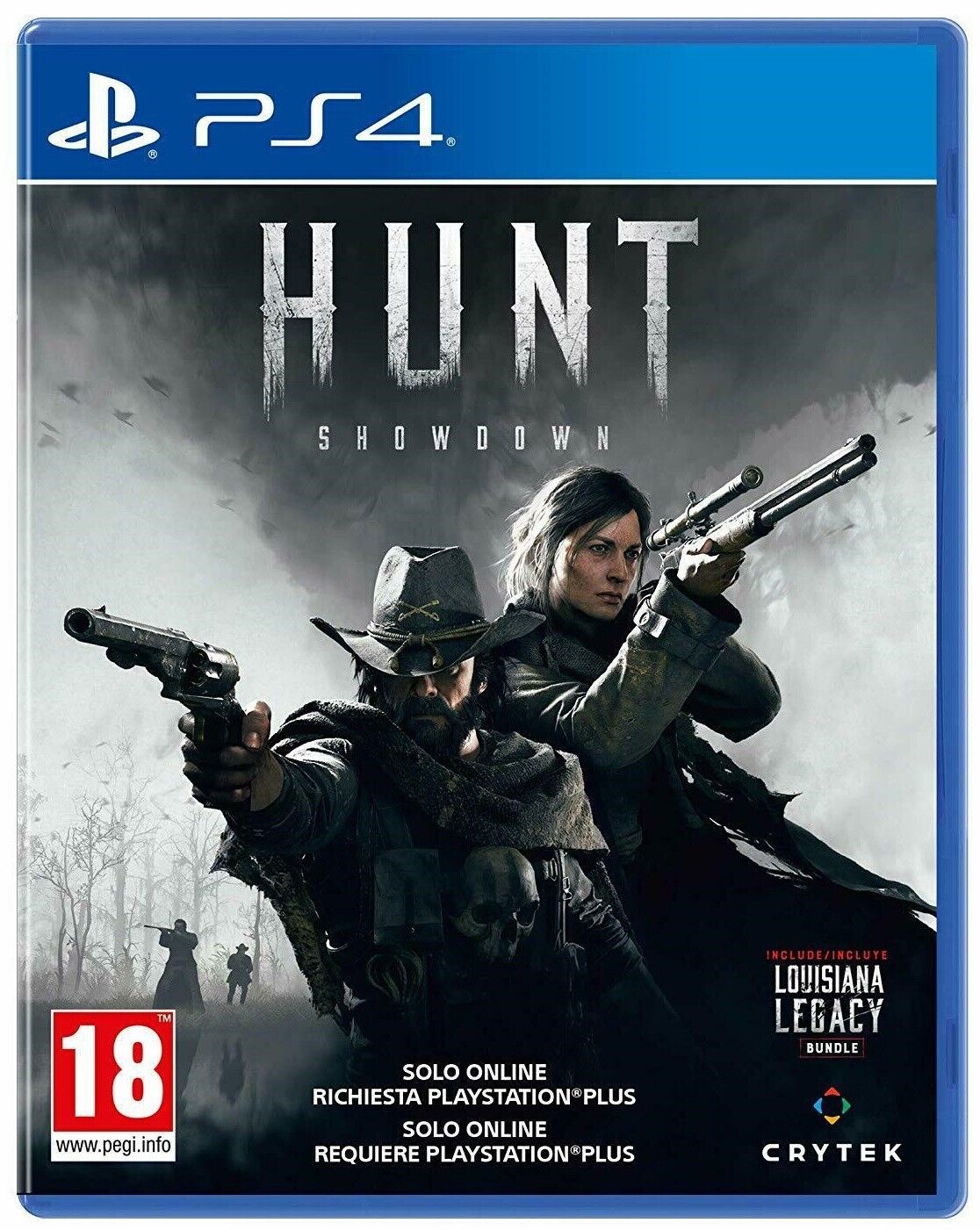 HUNT SHOWDOWN PS4 VIDEOGIOCO ITALIANO PLAY STATION 4 GIOCO SHOOTER EU NUOVO