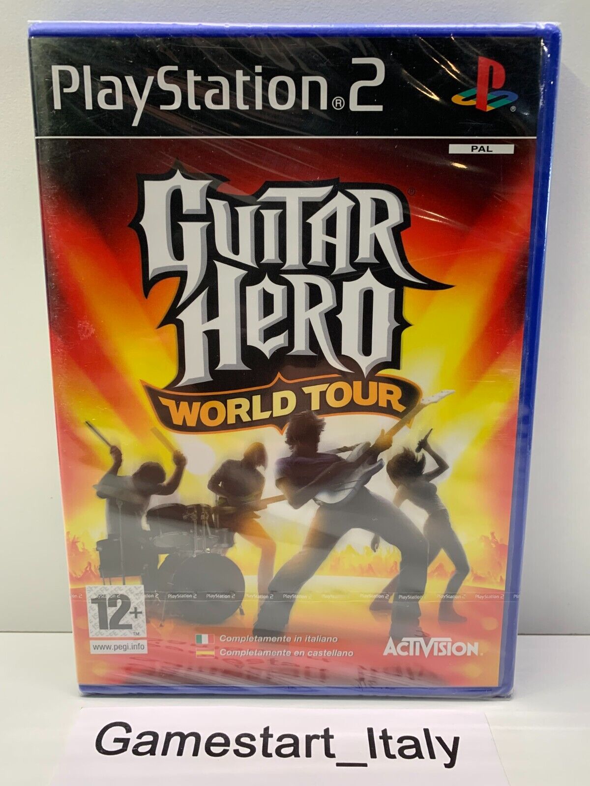 GUITAR HERO WORLD TOUR - SONY PS2 - VIDEOGIOCO NUOVO SIGILLATO NEW SEALED PAL