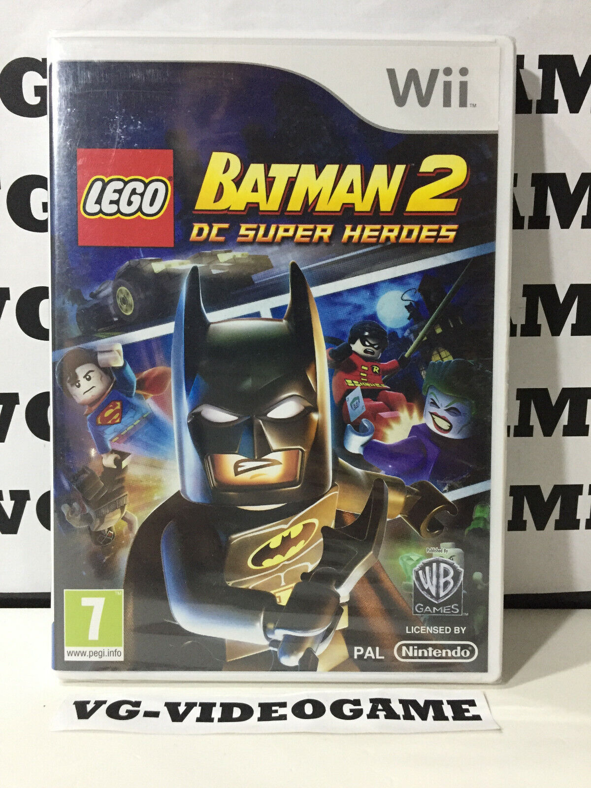 LEGO BATMAN DC SUPER HEROES , NINTENDO WII E WIIU, NUOVO