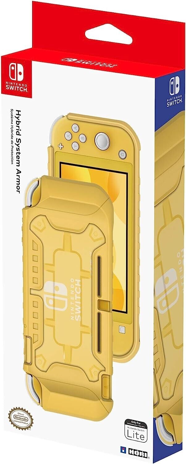 Hori Cover Protettiva ibrida (Gialla) Per Nintendo Switch Lite - Ufficiale Ninte