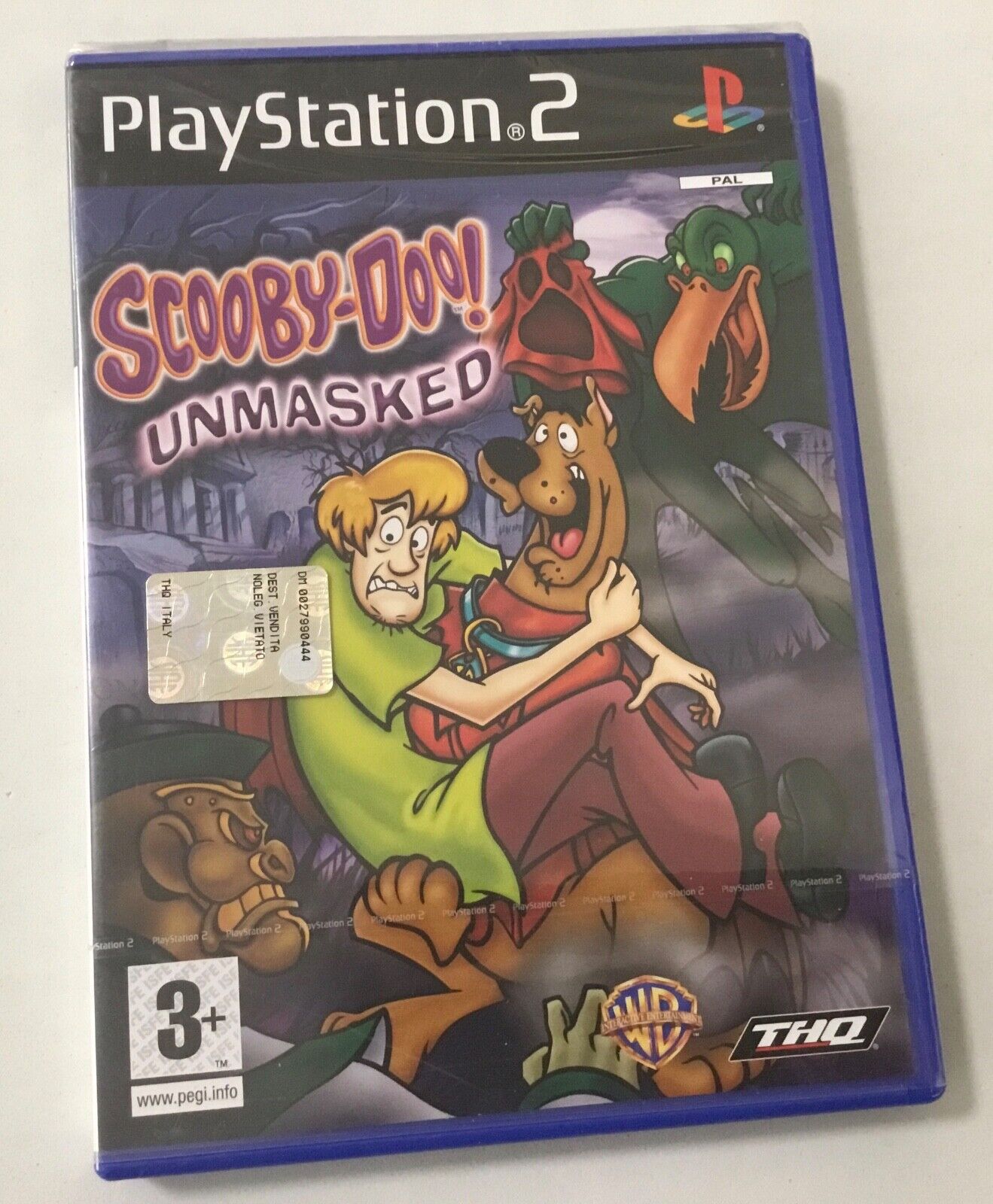PLAYSTATION 2 PS2 SCOOBY-DOO UNMASKED PAL ESP ITA ITALIANO ORIGINALE NEW SEALED
