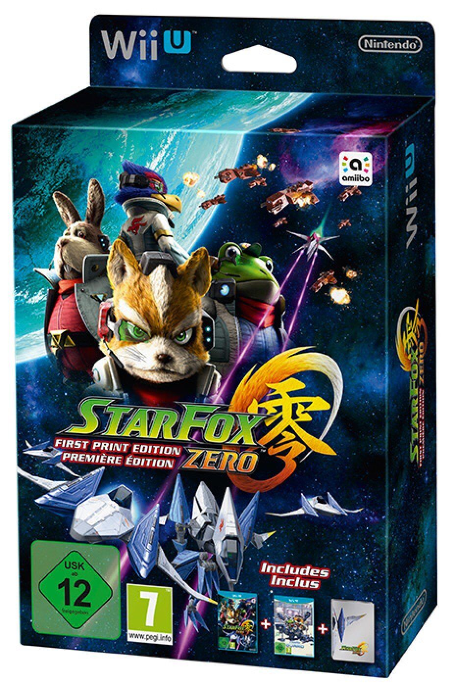 Star Fox Zero Nintendo Wii U WiiU EDIZIONE ITALIANA first print box cartone
