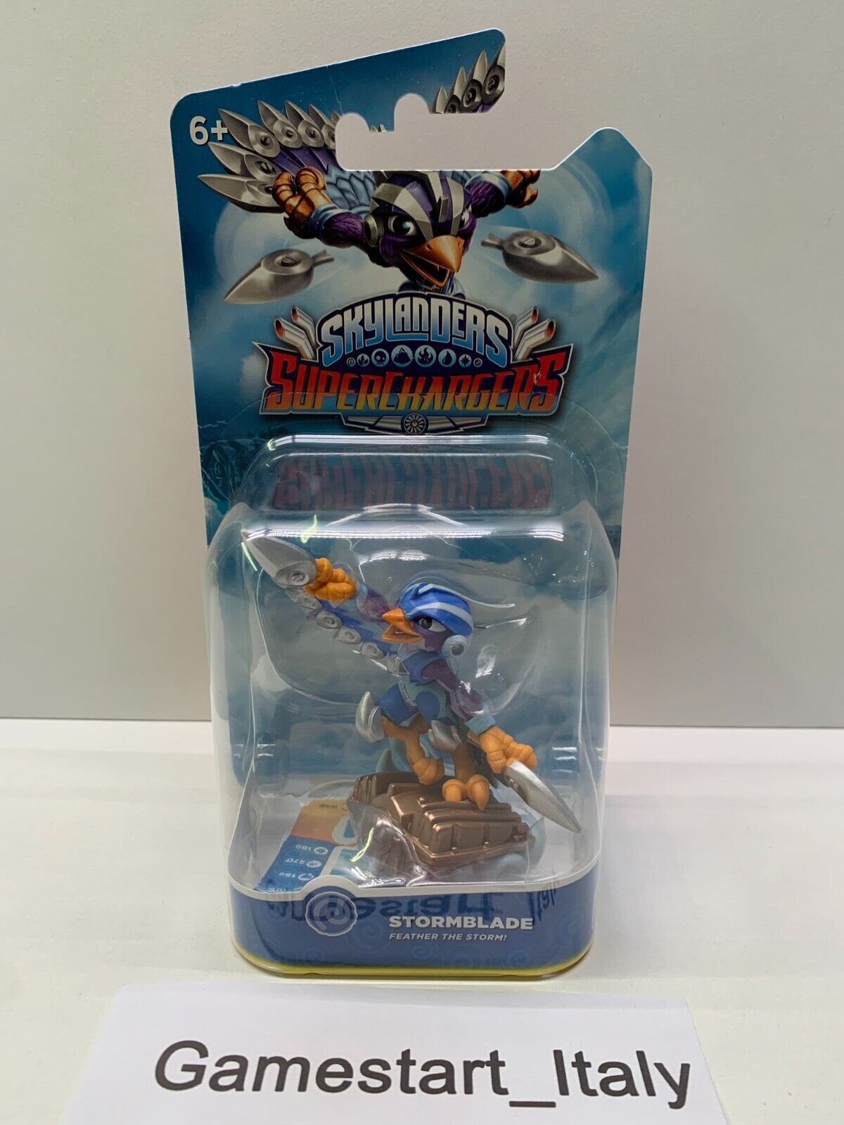 SKYLANDERS SUPERCHARGERS STORMBLADE - NEW SEALED NUOVO SIGILLATO