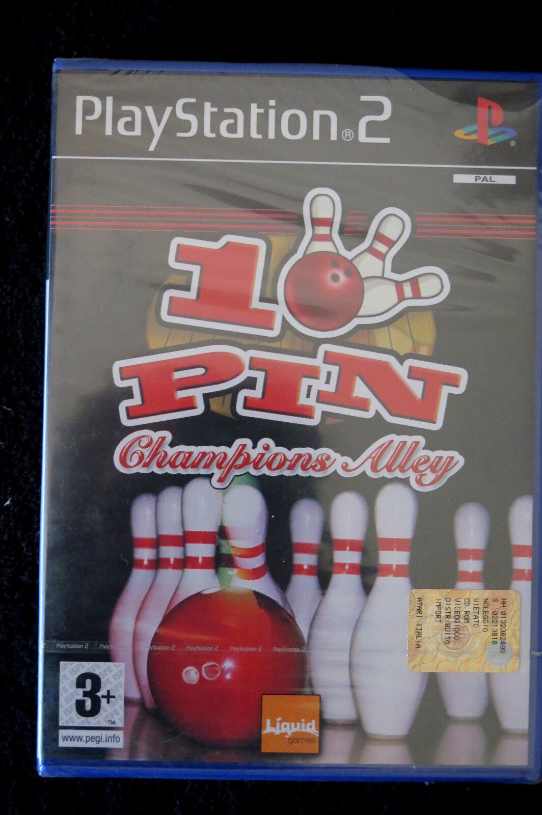 PS2 : 10 PIN : CHAMPIONS ALLEY - Nuovo, sigillato ! Per bambini e adulti !