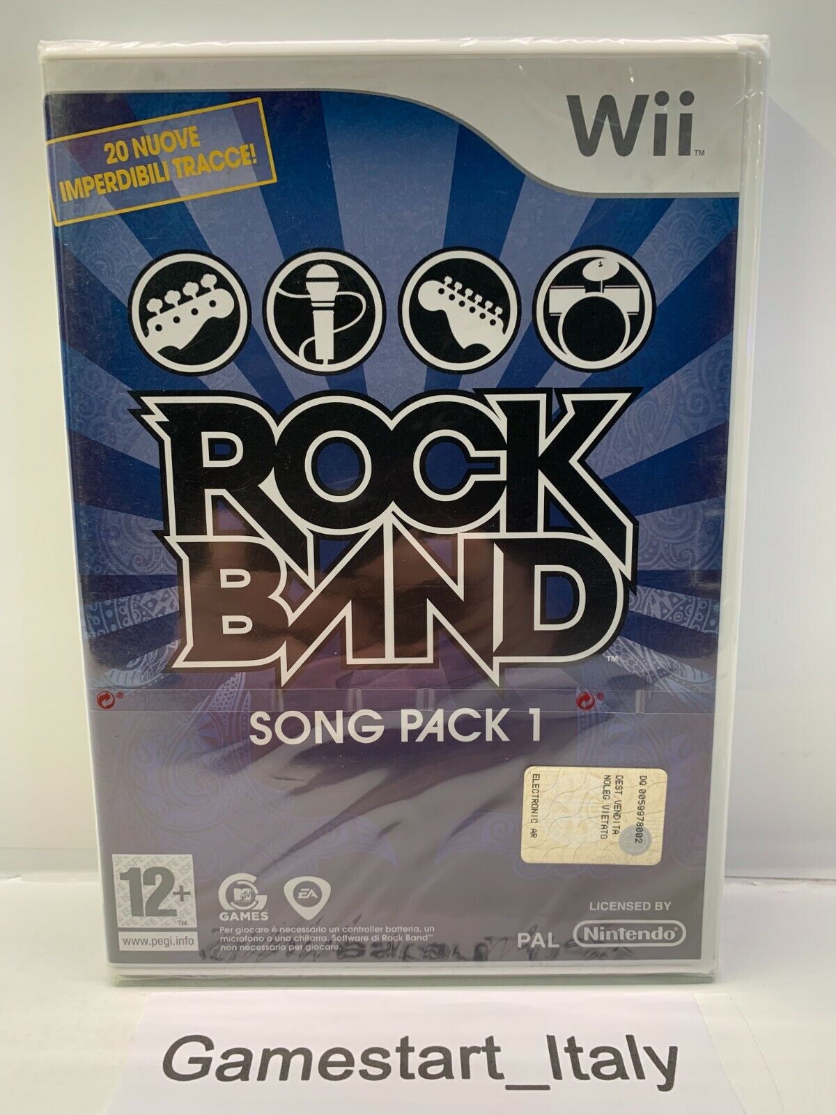 ROCKBAND SONG PACK 1 - NINTENDO WII - VIDEOGIOCO NUOVO SIGILLATO PAL ROCK BAND