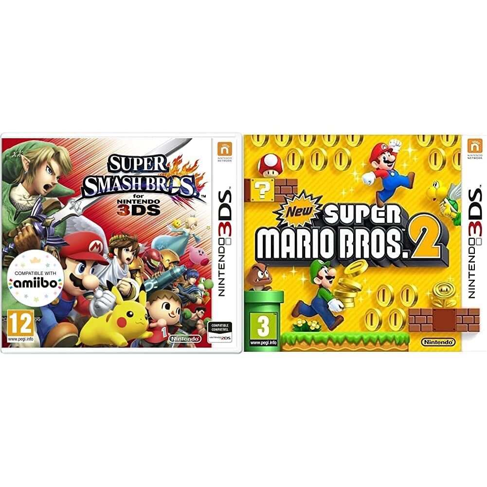 Super Smash Bros. for 3DS (Nintendo 3DS) & New Super Mario Bros:  (Nintendo 3DS)