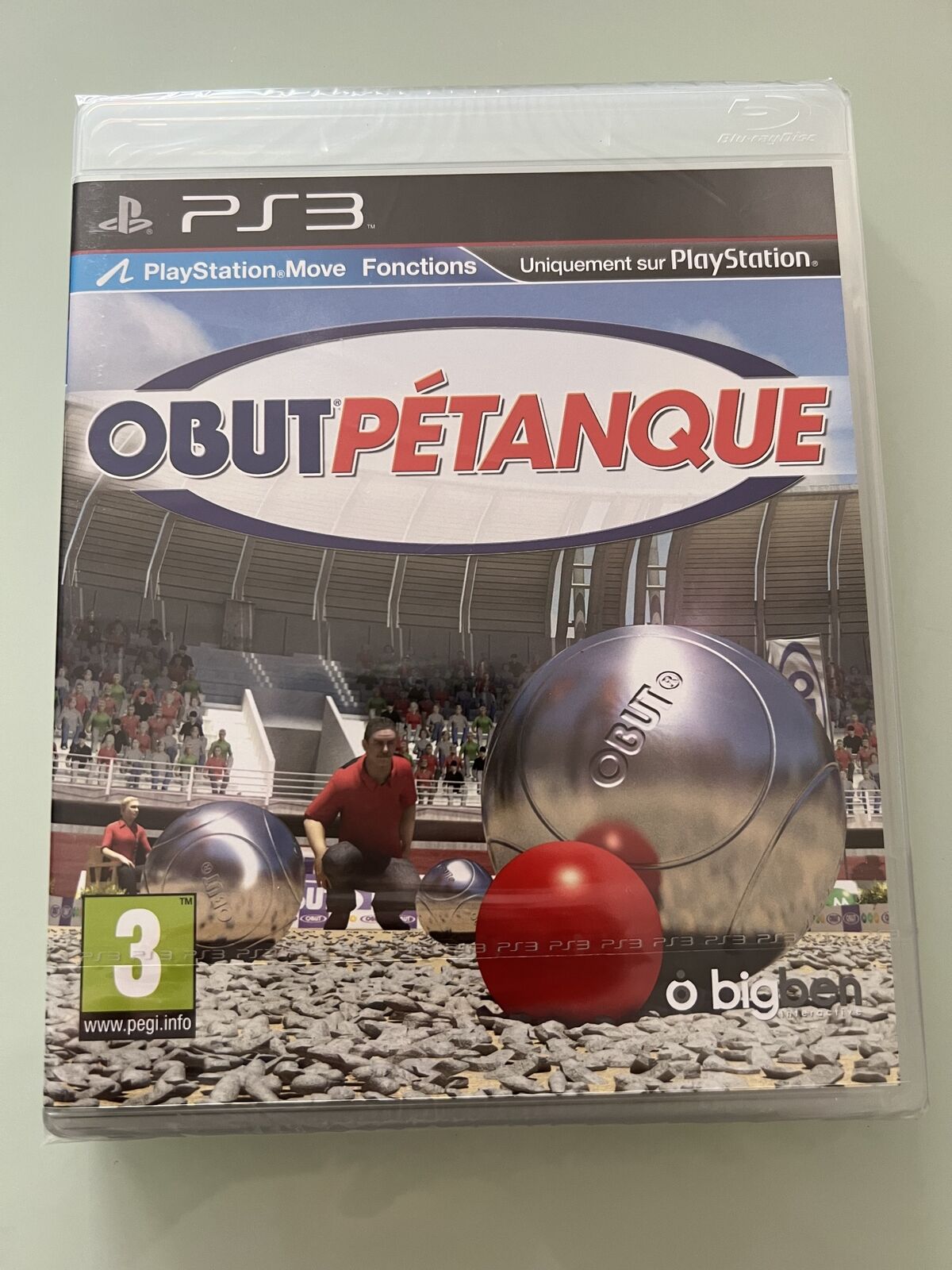 Obut Bocce PLAYSTATION PS3 Francese Nuovo Blister Move Funzione Esclusivo