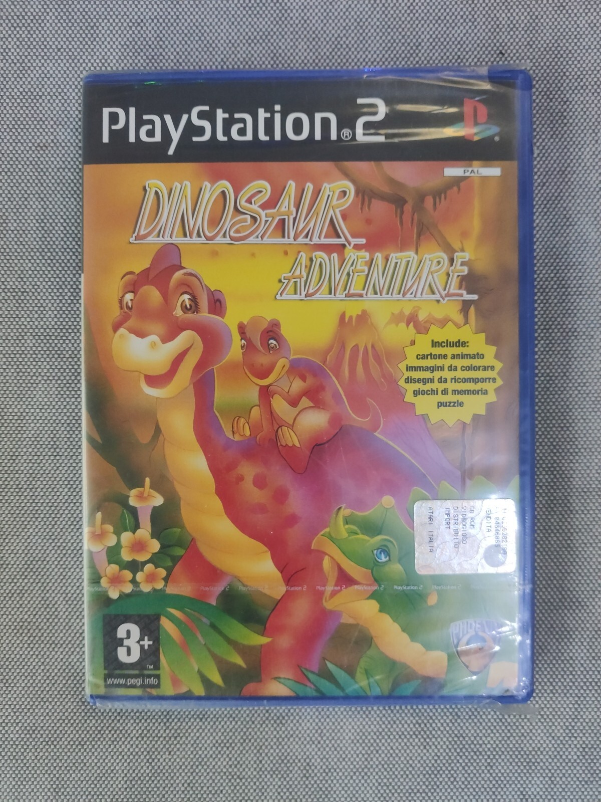 DINOSAUR ADVENTURE PS2 PLAYSTATION 2 PAL DINOSAURI GIOCO BAMBINI - SIGILLATO