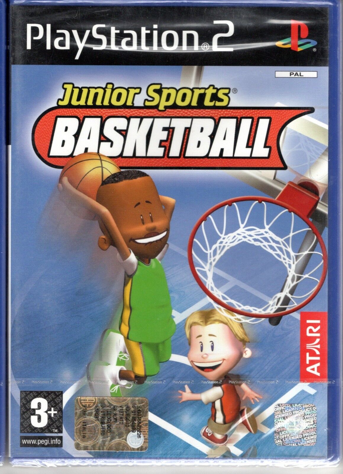 Gioco NEW SEALED Play Station 2 PS2  JUNIOR SPORT BASKETBALL  ITA
