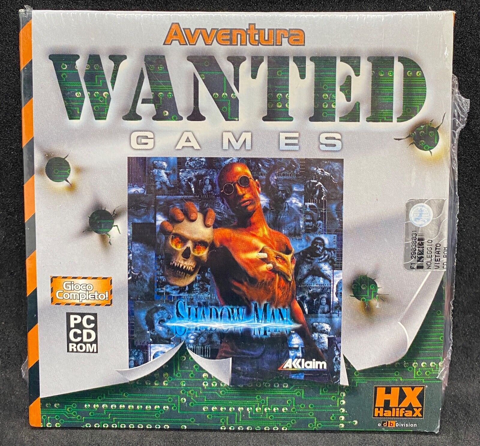 SHADOW MAN PC CD 1999 NUOVO SIGILLO NEW SEALED WANTED GAMES