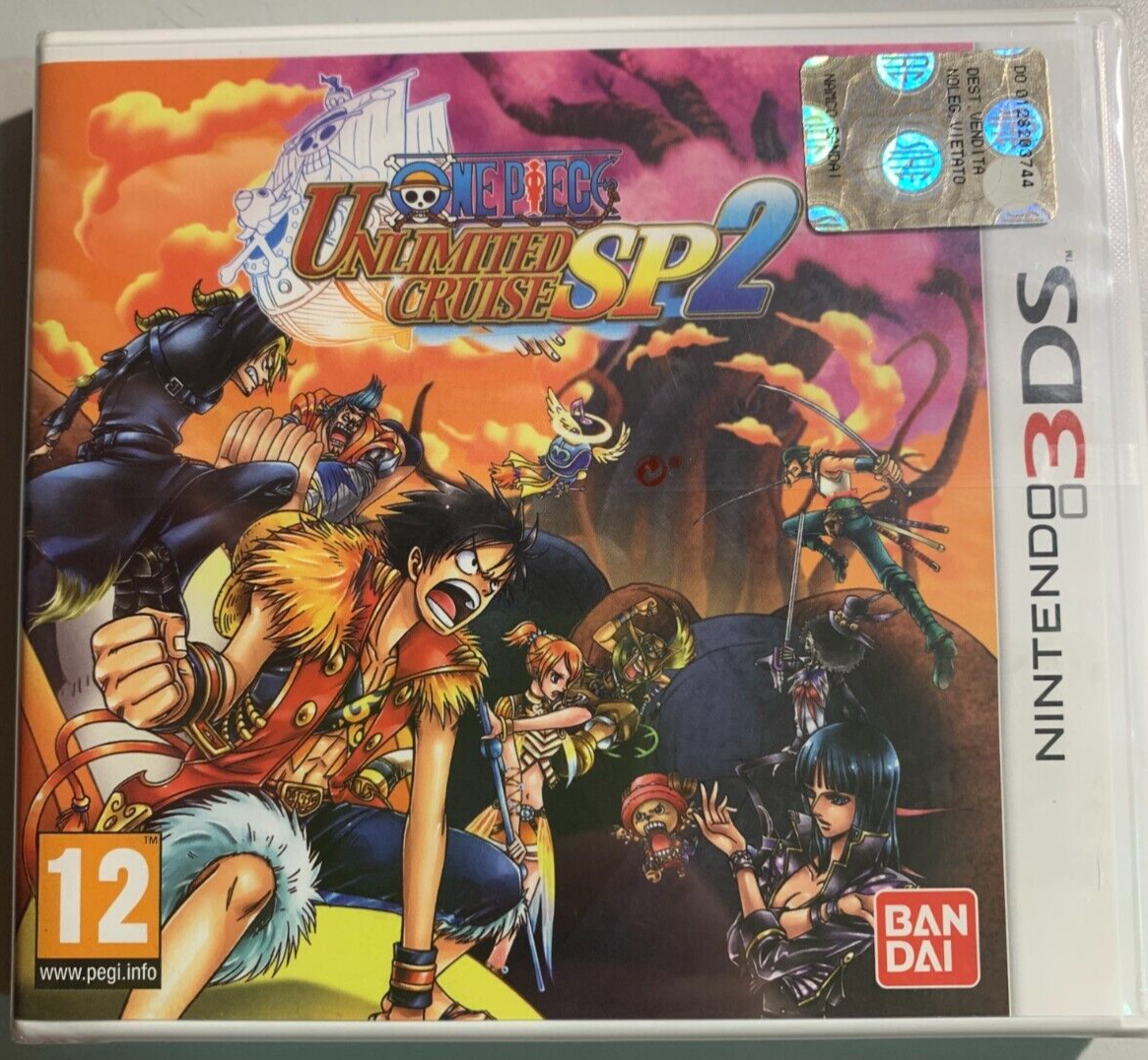 ONE PIECE UNLIMITED CRUISE SP2 NINTENDO 3DS/2DS NUOVO COPERTINA ITALIANA RARO