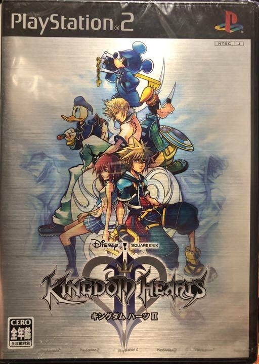 Kingdom Hearts II 2 sony PLAYSTATION 2 PS2 Giapponese Ver Nuovo e Sigillato