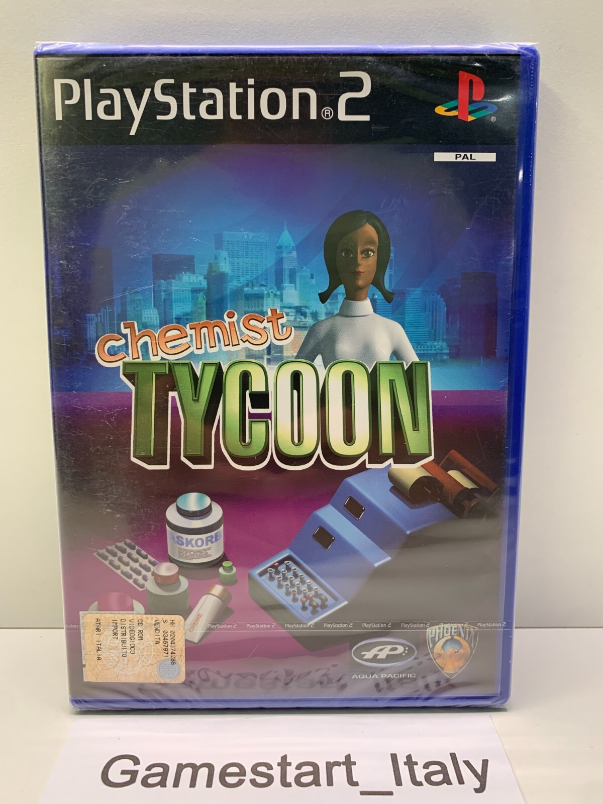 CHEMIST TYCOON - PS2 - VIDEOGIOCO NUOVO SIGILLATO NEW SEALED PAL PLAYSTATION 2