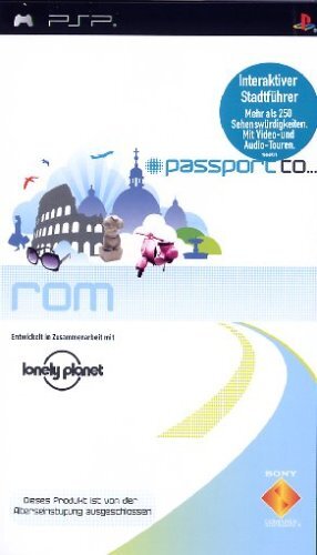 PSP PASSPORT TO ROM Game NUOVO