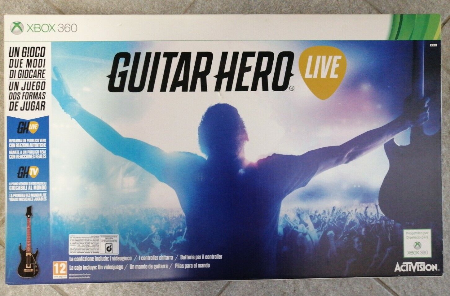GUITAR HERO LIVE XBOX 360 NUOVO SIGILLATO PAL ITA