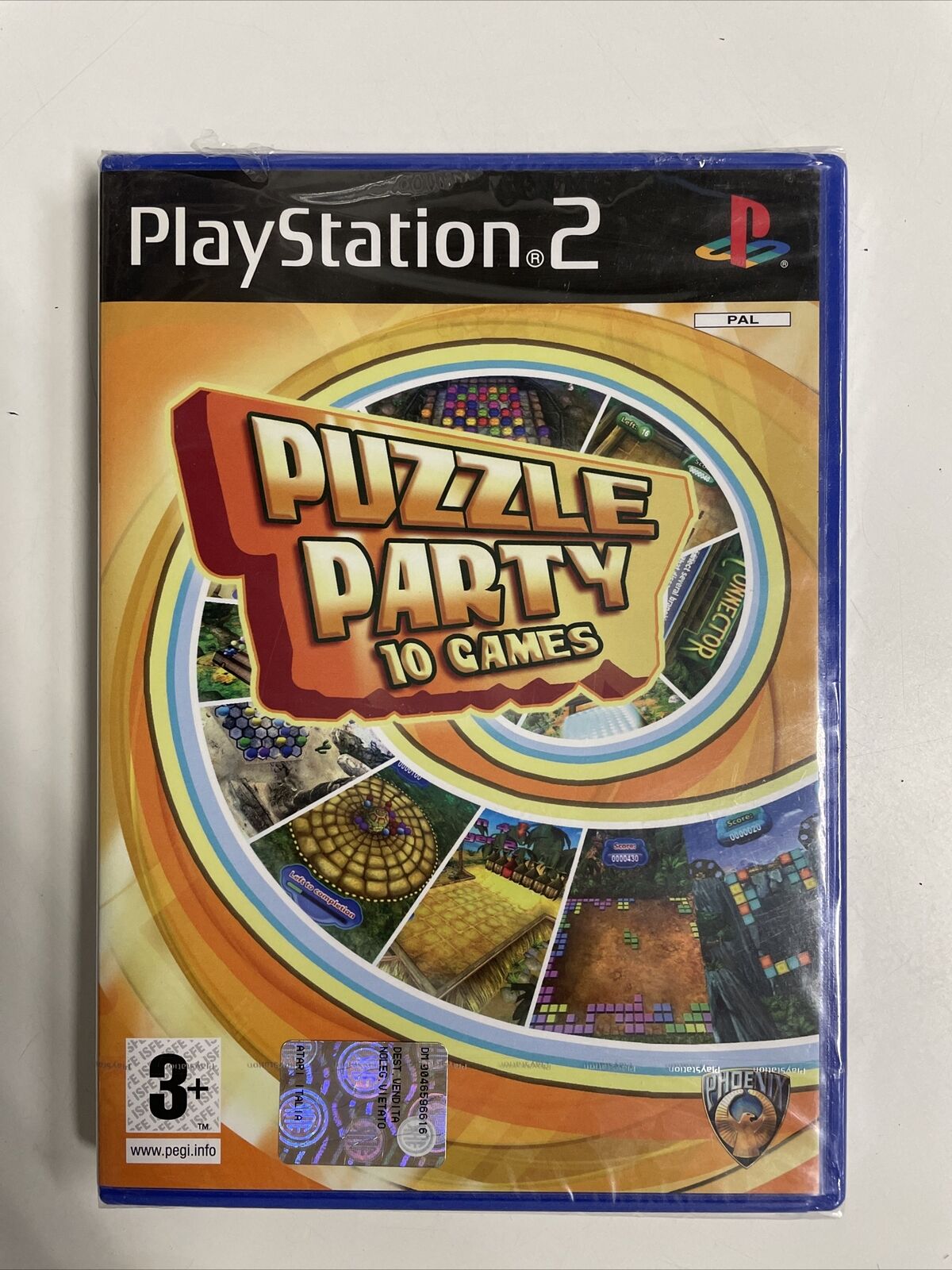 PUZZLE PARTY 10 GAMES - PS2 - NUOVO
