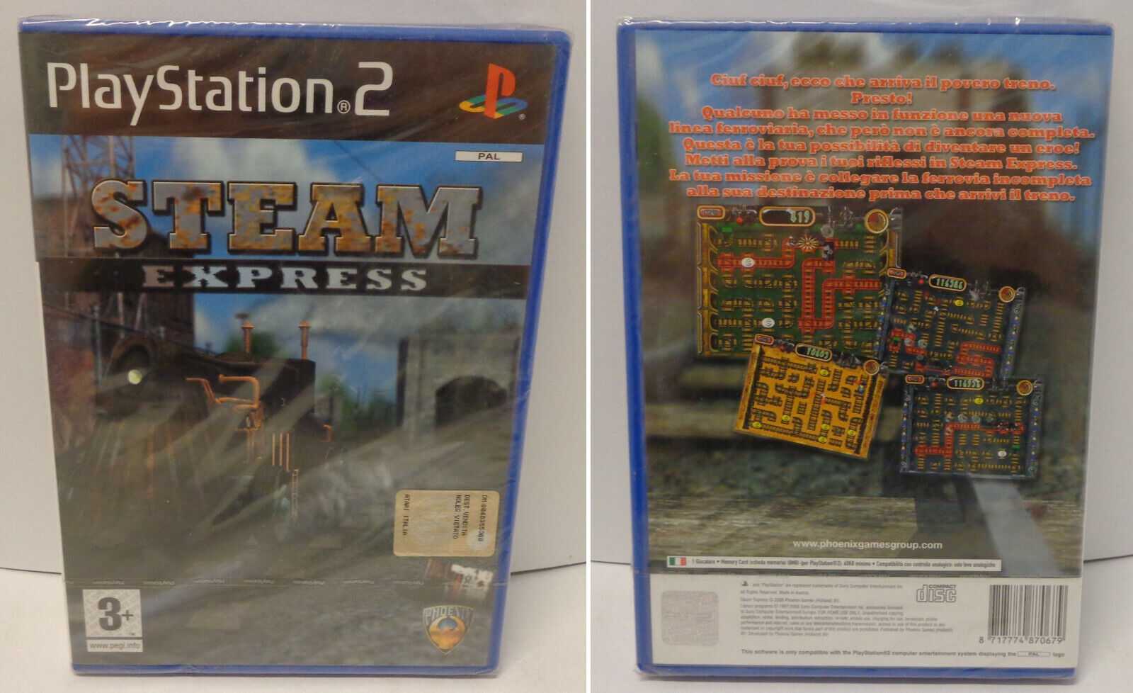 Console Game Gioco Playstation 2 PS2 PAL ITA Nuovo New Phoenix - Steam Express -