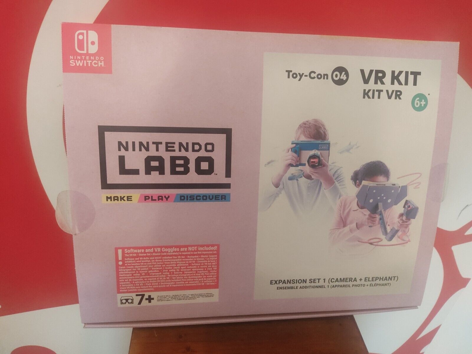 Nintendo Labo VR Kit Expansion Set per Nintendo Switch Camera e Elephant