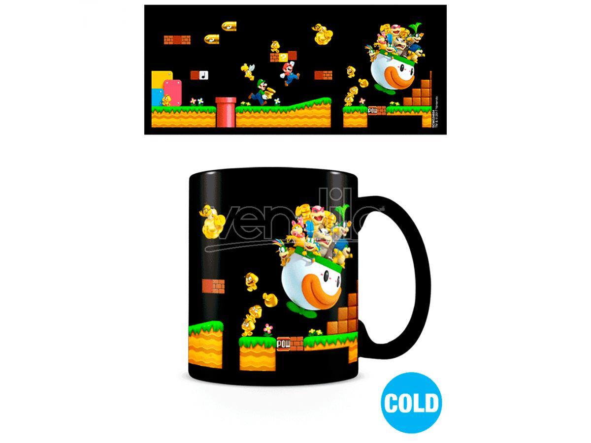 Nintendo Super Mario Gold Coin Rush Heat Changing Tazza pyramid