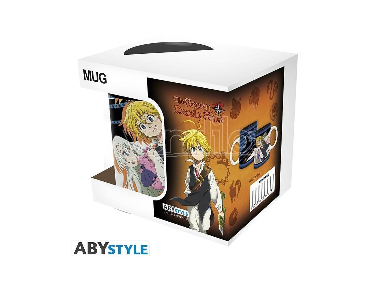 The Seven Deadly Sins Tazza Meliodas, Elizabeth, Hawk da 320 ml - Gadgets