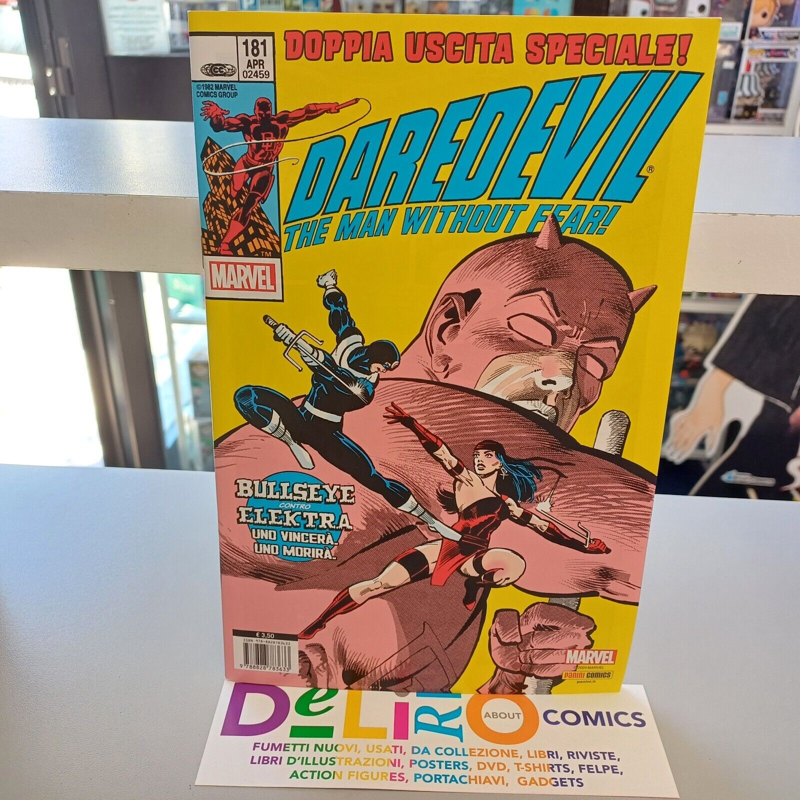 MARVEL REPLICA: INCREDIBILE DAREDEVIL N.181 Ed.PANINI SCONTO 5%